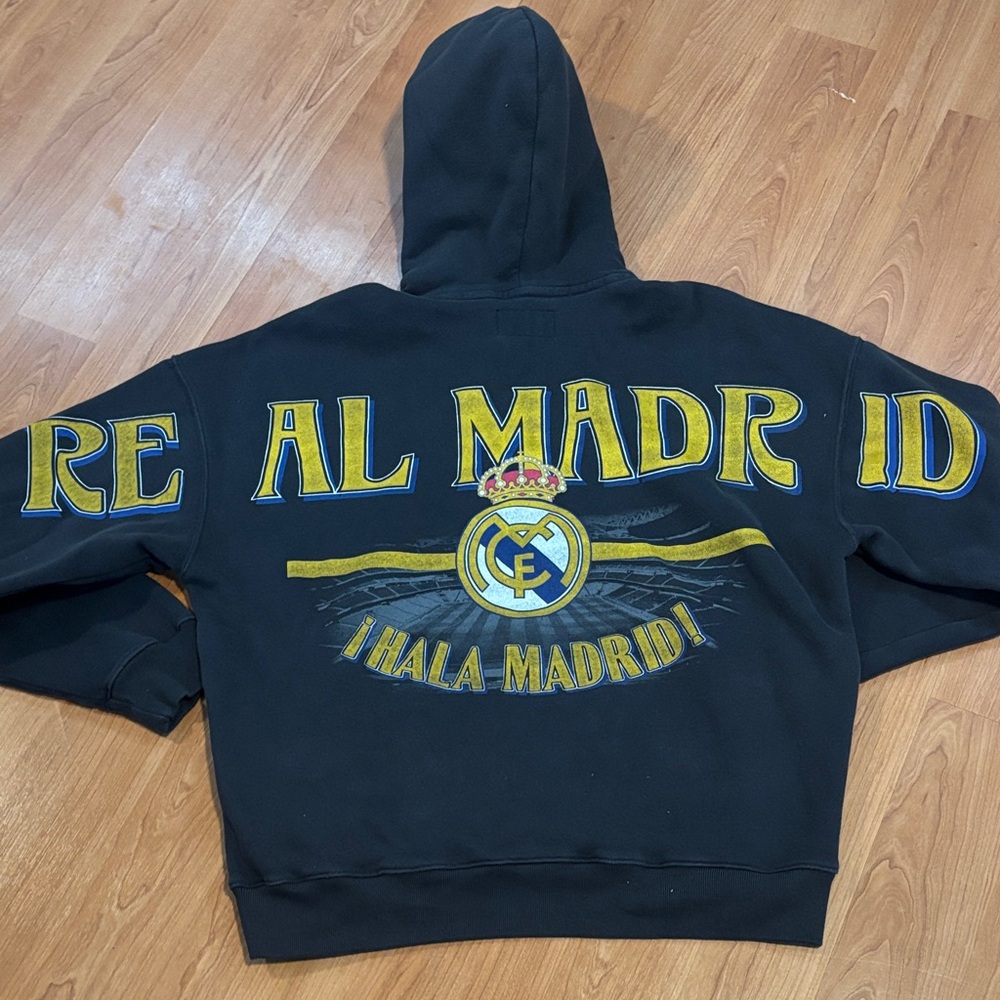 Hollister Black and Gold Hoodie
